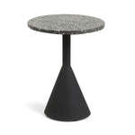 Melano High Terrazzo Top Side Table - Black Base Side Table The Form-Local   