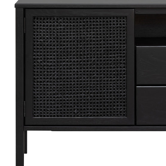 Ex Display - Molina 1.56m Wooden Sideboard - Black Buffet & Sideboard Cube Home-Core   