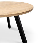 Nena Reclaimed 1.25m Round Dining Table - Black Legs Dining Table Reclaimed-Core   
