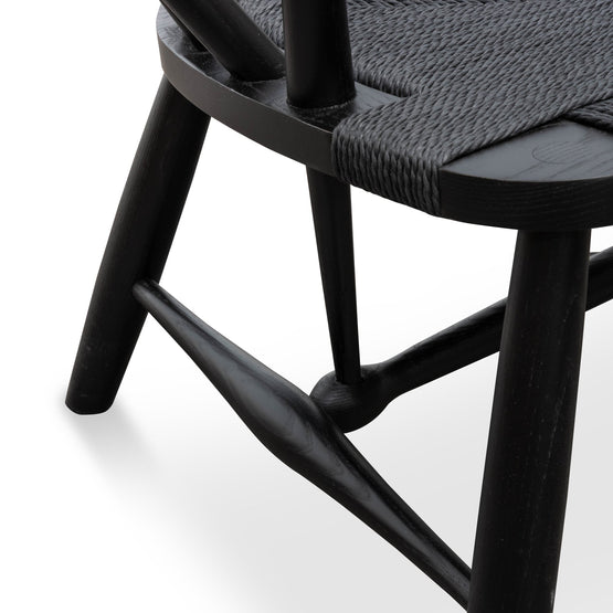 Willow Peacock Lounge Chair - Black Armchair Swady-Core   