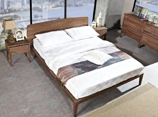 Penley King Bed Frame - Natural Oak Bed Frame Century-Core   