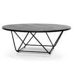 Robin 100cm Round Coffee Table - Black Coffee Table Swady-Core   