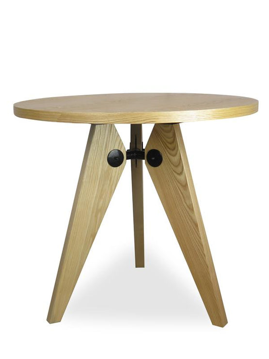 Round Dining Table - Replica Jean Prouvé - 80cm Diameter Dining Table Swady-Core   