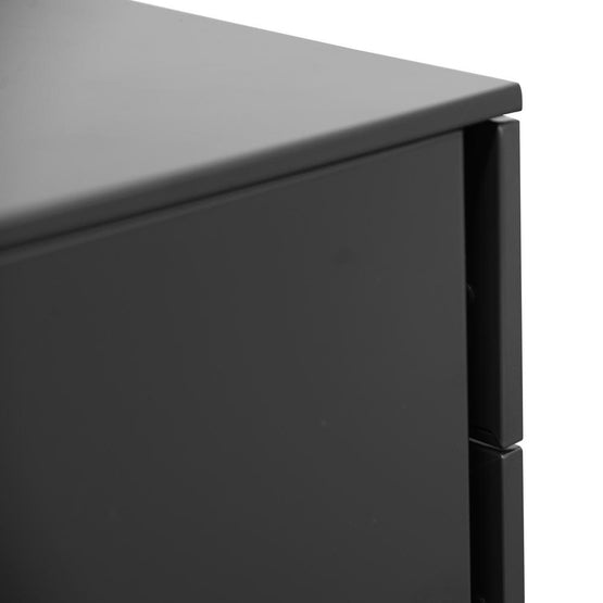 Russel 3 Drawers Mobile Pedestal - Black Pedestal Sun Desk-Core   