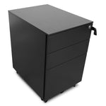 Russel 3 Drawers Mobile Pedestal - Black Pedestal Sun Desk-Core   