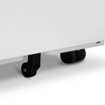 Russel 3 Drawers Mobile Pedestal - White Pedestal Sun Desk-Core   