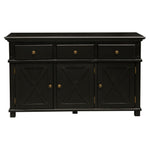 Satarra Black Timber Sideboard Buffet & Sideboard One World Collection-Local   