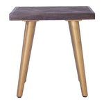 Sivan 50x50cm Acacia Solid Wood Side Table - Brown Side Table Vatec-Local   