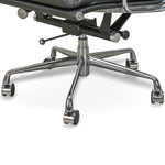 Ashton High Back Office Chair - Black Leather Office Chair Yus Furniture-Core   