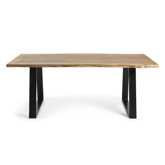Sono 2m Solid Wattle Timber Dining Table - Natural Dining Table The Form-Local   
