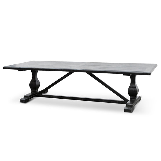 Titan Reclaimed Dining Table 3m - Black- 1.2m (W) - Thick Top Dining Table Reclaimed-Core   