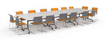 Uni 1.8m Silver Flip Table Meeting Table OLGY-Local   