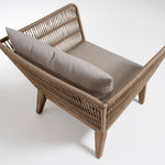 Zane Acacia Wood Fabric Armchair Armchair The Form-Local   