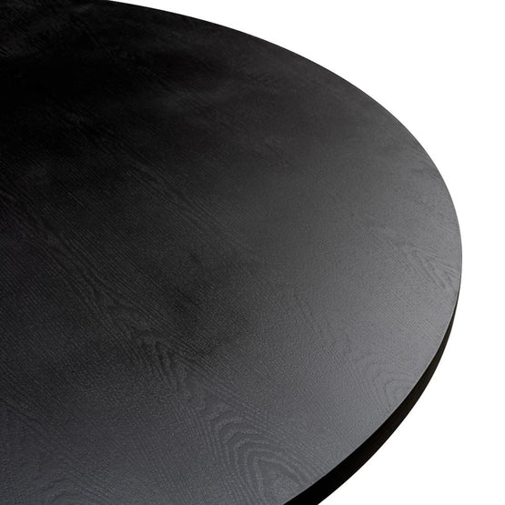 Zodiac 1.2m Round Wooden Dining Table - Black Dining Table Swady-Core   