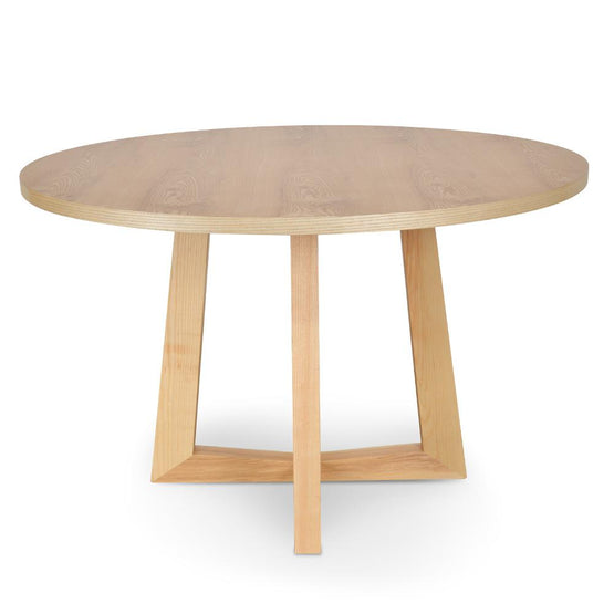 Zodiac 1.2m Round Wooden Dining Table - Natural Dining Table Swady-Core   