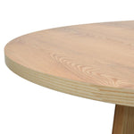 Zodiac 1.2m Round Wooden Dining Table - Natural Dining Table Swady-Core   