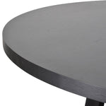 Zodiac 1.5m Round Wooden Dining Table - Black Dining Table Swady-Core   