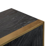 Ex Display - Nicole 2.2m Wooden TV Entertainment Unit - Black TV/Entertainment Unit Nicki-Core   