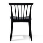 Set of 2 - Garret Wooden Dining Chair - Full Black Dining Chair Swady-Core   