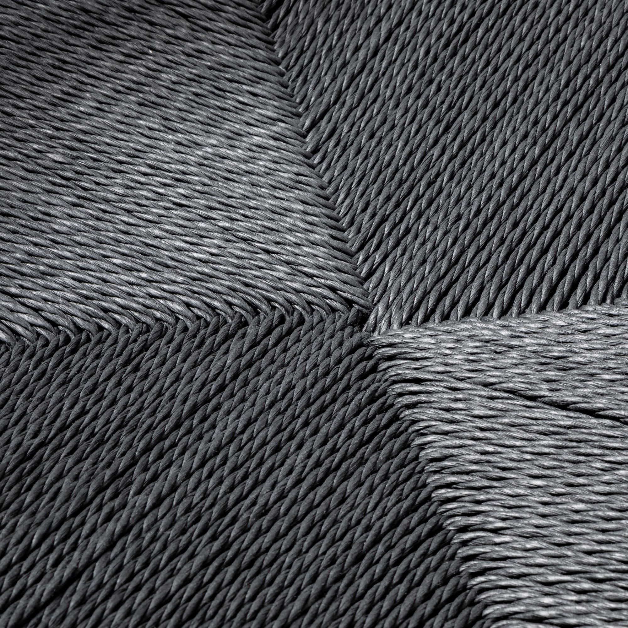 Ex Display - Sunday Round Dining Armchair - Full Black Dining Chair Swady-Core