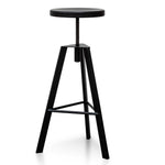 Ex Display - Marcia Steel Bar Stool - Black Bar Stool M-Sun-Core