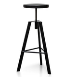 Ex Display - Marcia Steel Bar Stool - Black Bar Stool M-Sun-Core