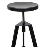 Ex Display - Marcia Steel Bar Stool - Black Bar Stool M-Sun-Core