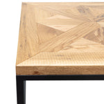 Ex Display - Percy 114cm Coffee Table - European Knotty Oak and Peppercorn Coffee Table VN-Core   