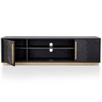 Wilma 1.8m Wooden TV Entertainment Unit - Peppercorn and Brass TV2807-VN