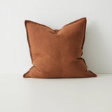 Como Linen Stonewashed Vintage Look Cushion Cushion Weave-Local
