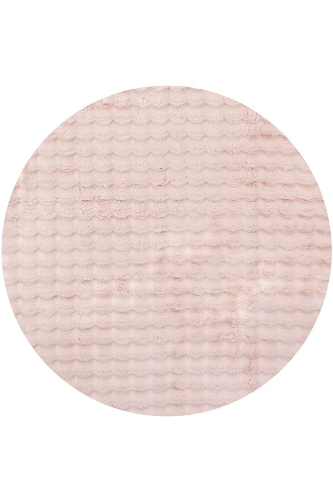 Marill 200cm x 200cm Bubbly Washable Rug - Blush Rug UN Rugs-Local   