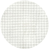 Marill 200cm x 200cm Round Bubbly Washable Rug - White Rug UN Rugs-Local   