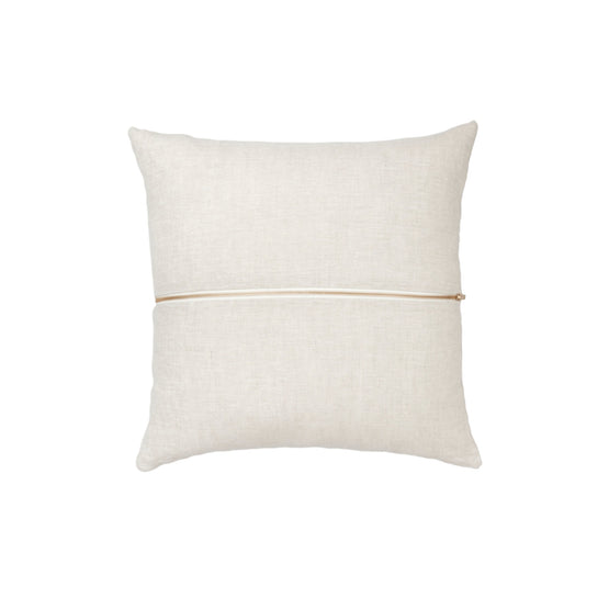Set of 2 - Linear 50cm Square Cushion - White Cushion Warran-Local   