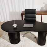 Ashton High Back Office Chair - Black Leather Office Chair Yus Furniture-Core