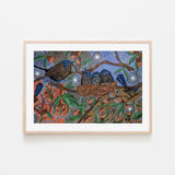 6 Seasons Dreaming, By Julianne Wade Wall Art Gioia-Local Black Framed Poster 60x40cm