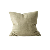Domenica 50cm Chunky Linen Blend Cushion Cushion Weave-Local Domenica Sage Polyester
