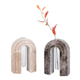 Lunarc Marble Arch Vase - Dark Coffee Homewares Kim-Core