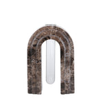 Lunarc Marble Arch Vase - Dark Coffee Homewares Kim-Core