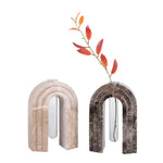 Lunarc Marble Arch Vase - Dark Coffee Homewares Kim-Core