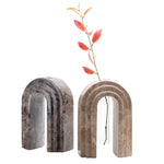 Lunarc Marble Arch Vase - Dark Coffee Homewares Kim-Core