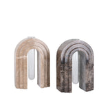 Lunarc Marble Arch Vase - Dark Coffee Homewares Kim-Core