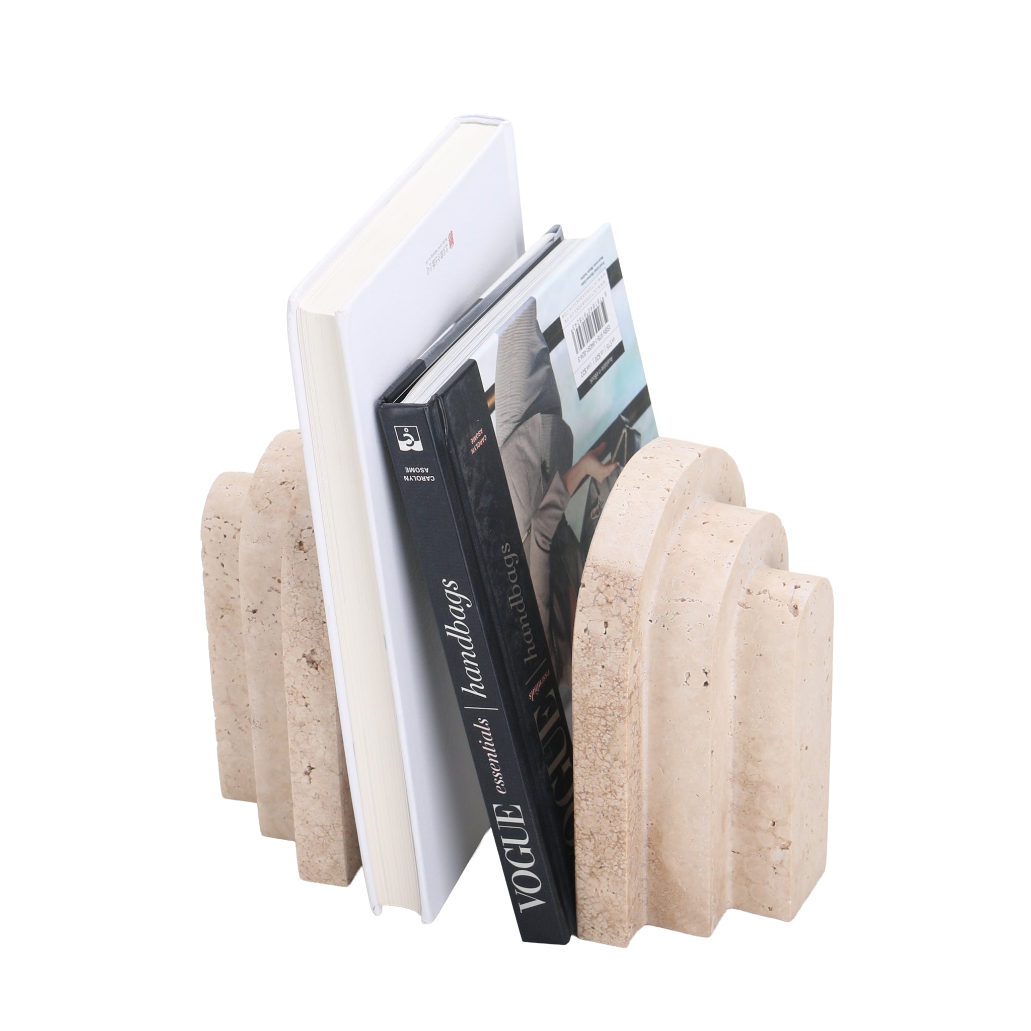 Nuvon Stone Bookend - Beige Homewares Kim-Core