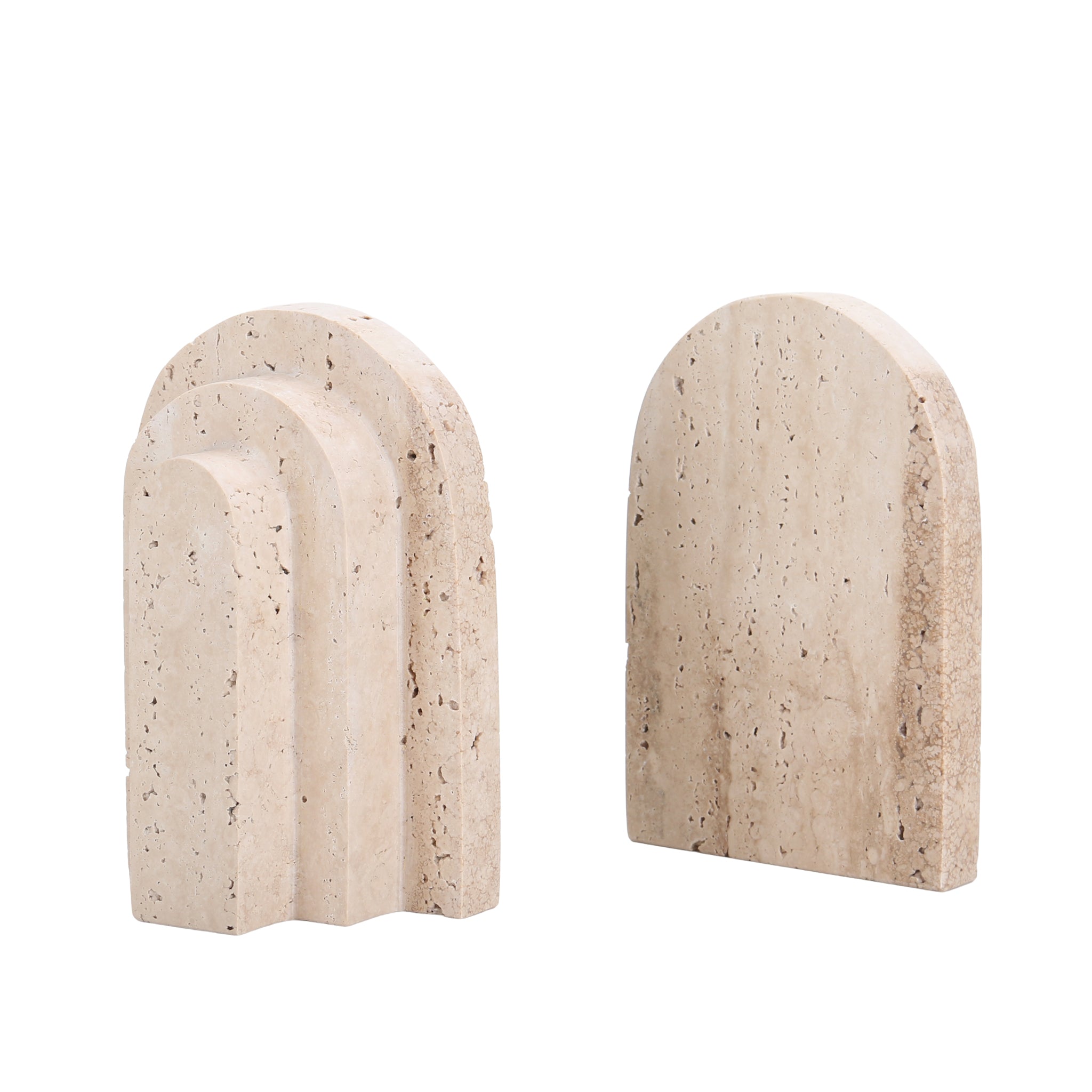 Nuvon Stone Bookend - Beige Homewares Kim-Core