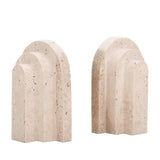 Nuvon Stone Bookend - Beige Homewares Kim-Core