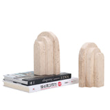 Nuvon Stone Bookend - Beige Homewares Kim-Core