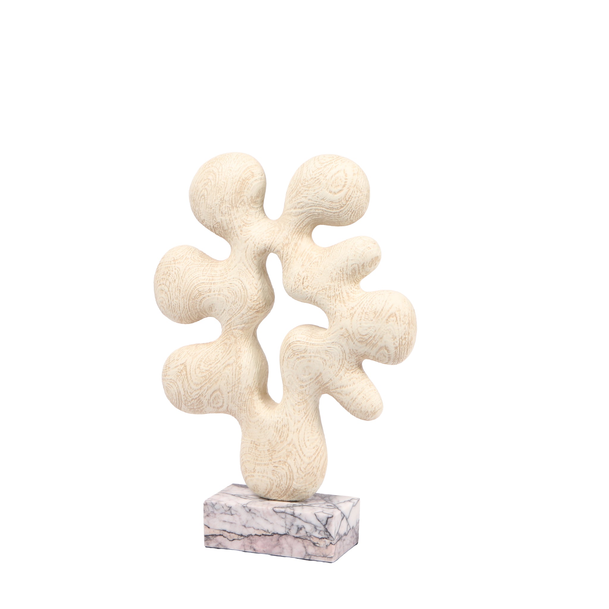 Auralith Organic Desktop Sculpture - Beige Homewares Kim-Core