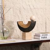 Bruni Balance Sculpture - Dark Bronze Homewares Kim-Core