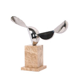 Avela Silver Winged Sculpture - Beige Homewares Kim-Core
