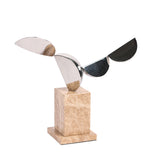 Avela Silver Winged Sculpture - Beige Homewares Kim-Core