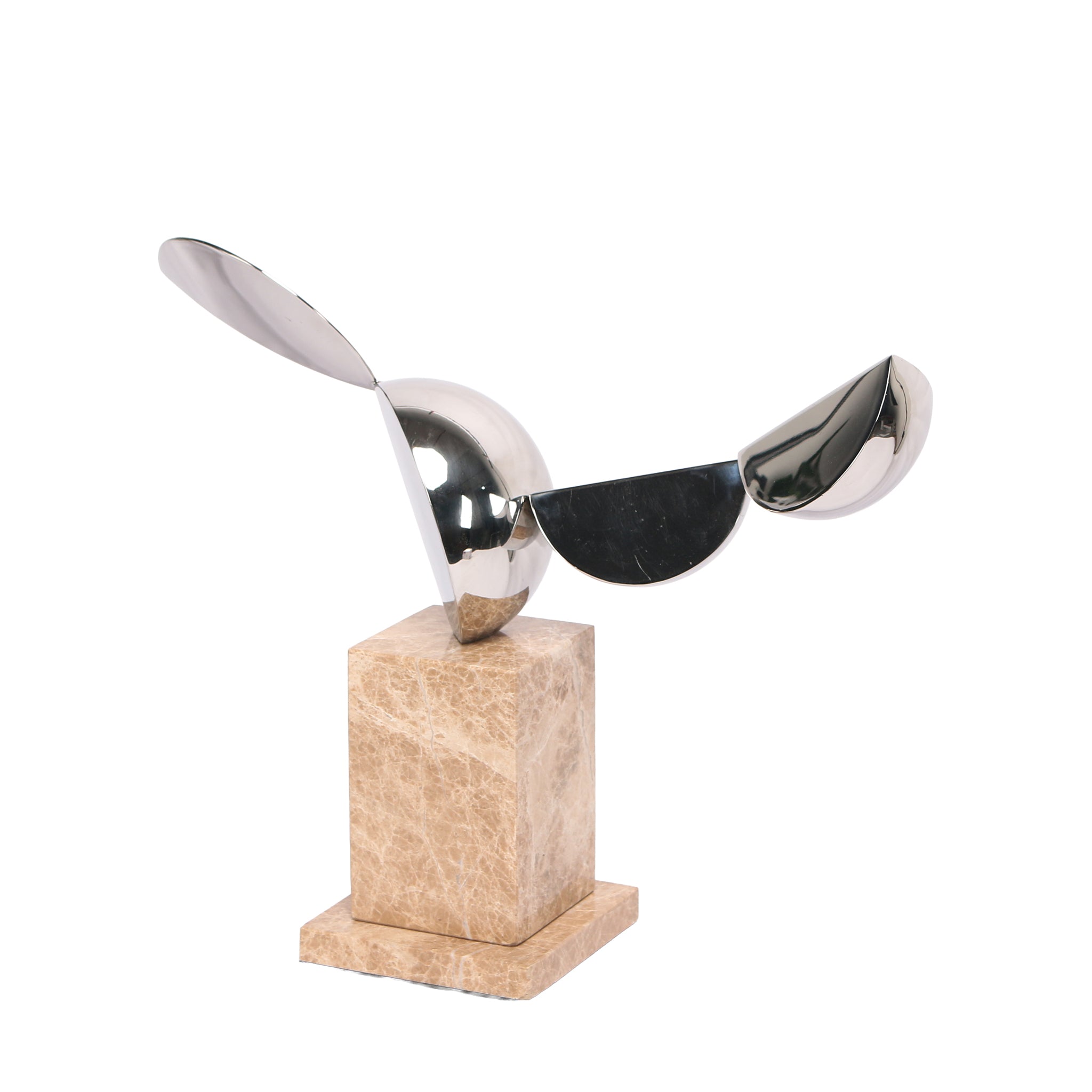 Avela Silver Winged Sculpture - Beige Homewares Kim-Core